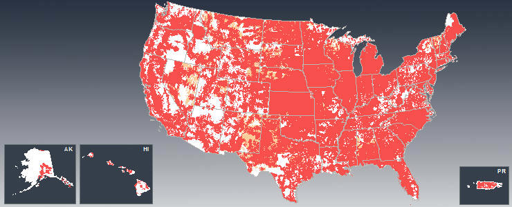 Verizon Coverage In Canada Map